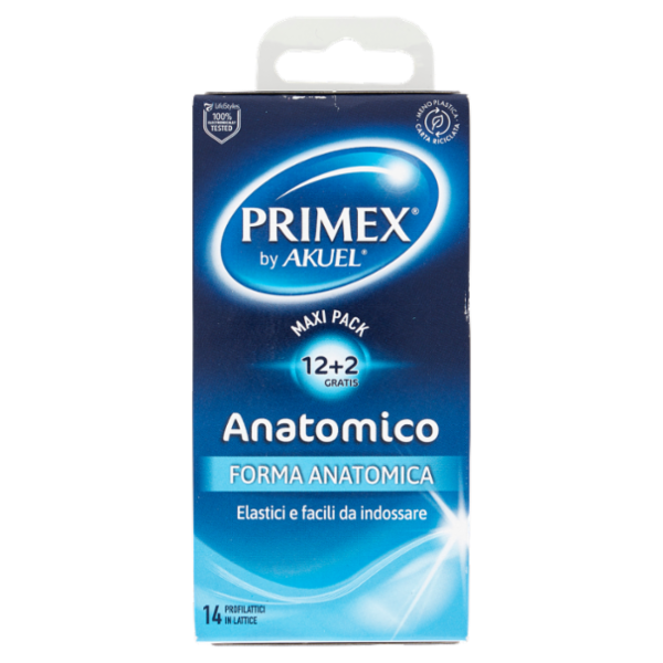 Primex Anatomico Profilattici in Lattice 14 pz