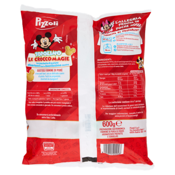 Pizzoli Topolino le Croccomagie 600 g