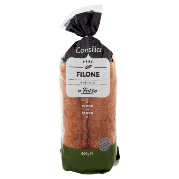 Consilia Pane Filone Rustico a Fette 500 g