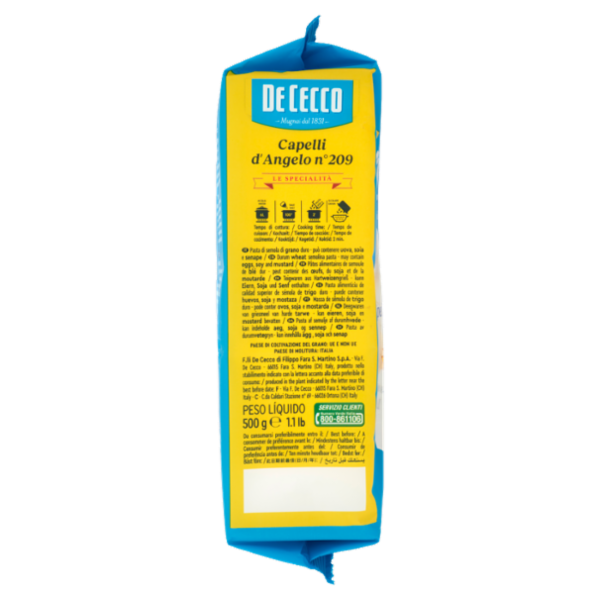 De Cecco Le Specialità Capelli d'Angelo n°209 500 g