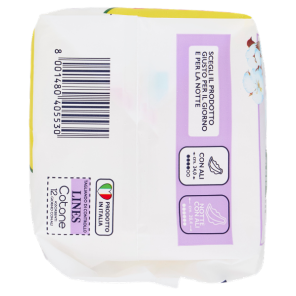 Lines Cotone by Lines Natura Giorno con Ali 10 + 2 pz
