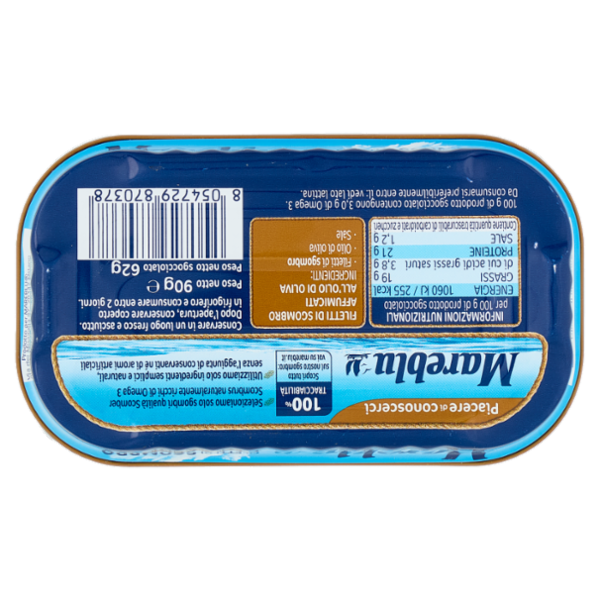 Mareblu Filetti di Sgombro Affumicati all'Olio di Oliva 90 g