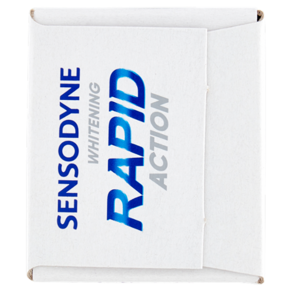 Sensodyne Rapid Action Whitening dentifricio denti sensibili per un bianco naturale 75 ml