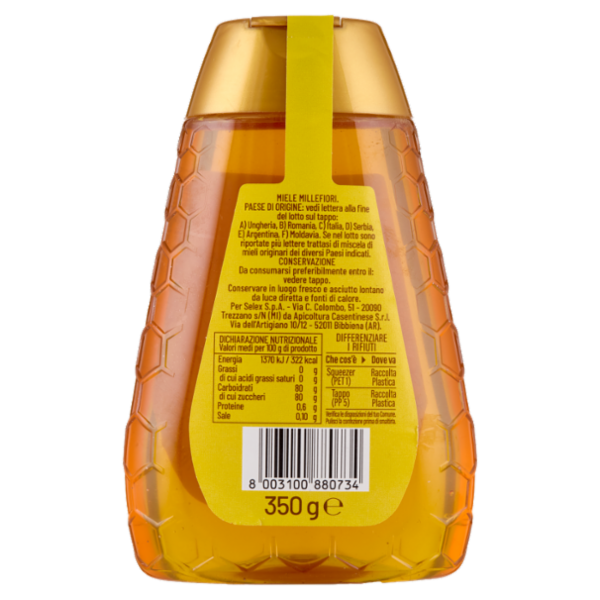 Selex Miele Millefiori con Tappo Dosatore 350 g