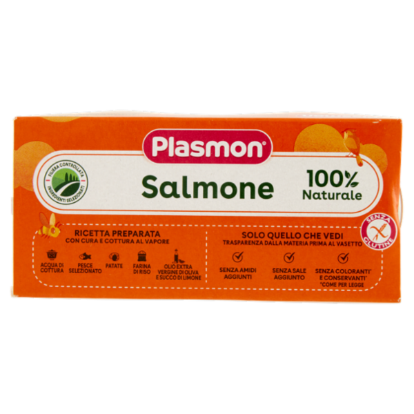 Plasmon Omogeneizzato Salmone con patate 2 x 80 g