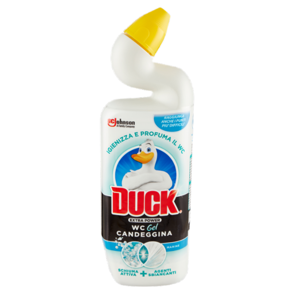 Duck WC Gel Candeggina - Liquido per WC, Fragranza Marine, 750 ml