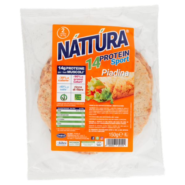 Náttúra 14 Protein Sport Piadina 2 x 75 g