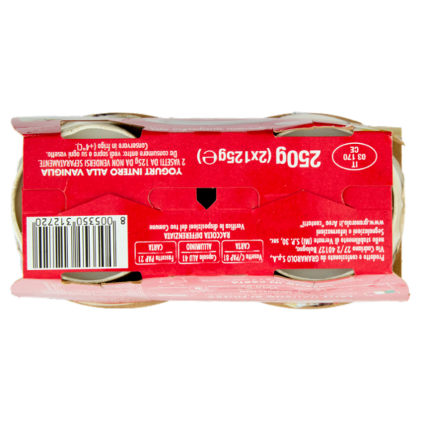 Yomo Intero Vaniglia 2 x 125 g