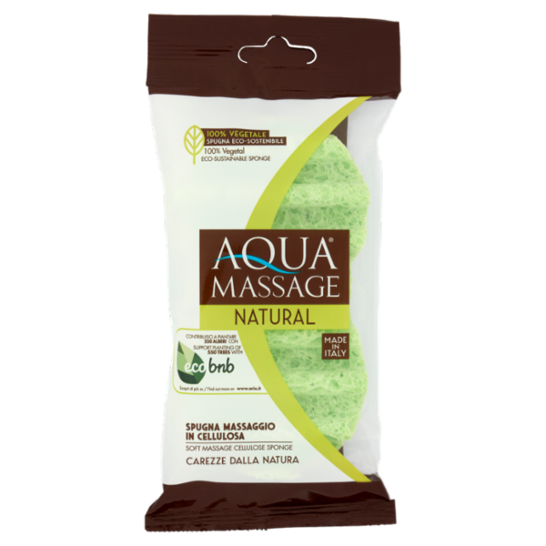 Aquamassage Natural Spugna Massaggio in Cellulosa