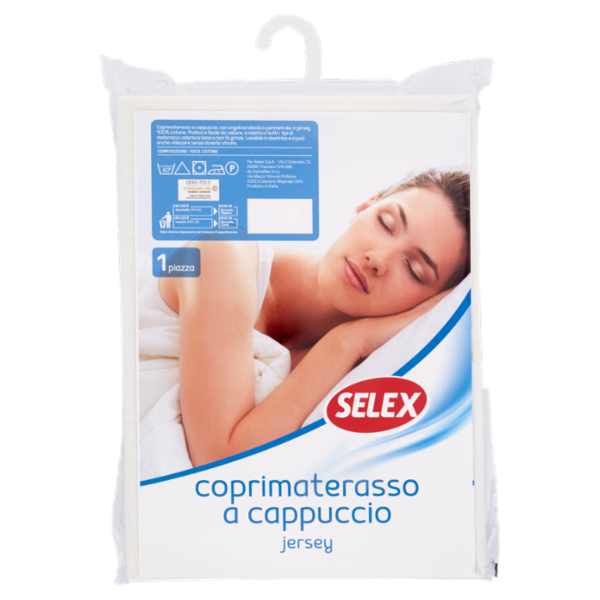 Selex Coprimaterasso a Cappuccio Singolo Jersey