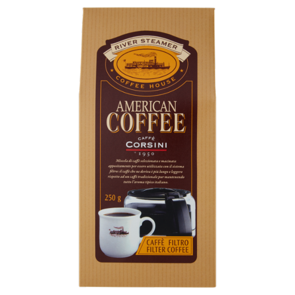 River Steamer American Coffee Caffè Filtro 250 g