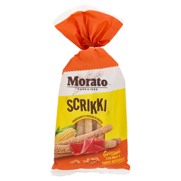 Morato Scrikki Grissani con Mais e Farro Integrale 230 g