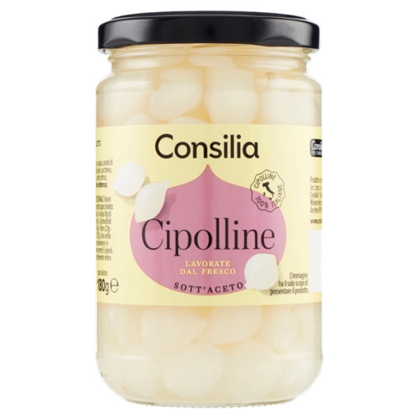 Consilia Cipolline Aromatizzate con Aceto di Vino 300 g
