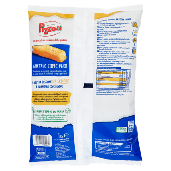 Pizzoli PataSnella Patatine 1 Kg