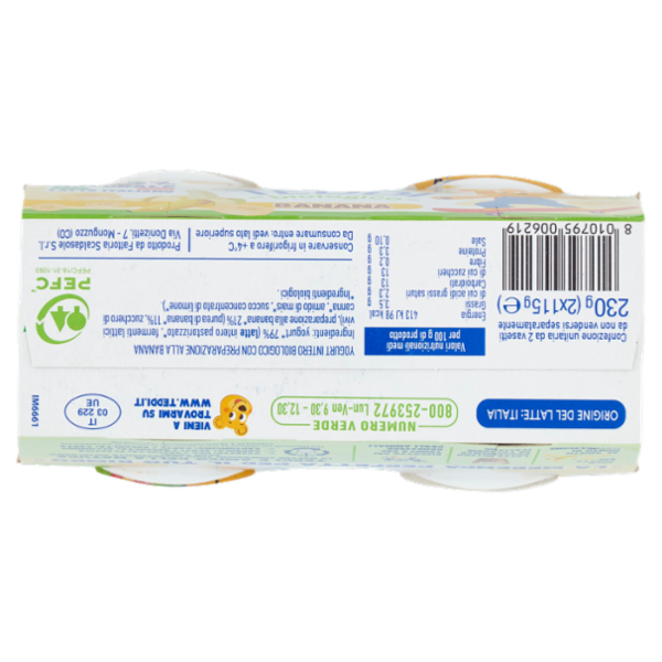 Teddi biologico Banana 2 x 115 g