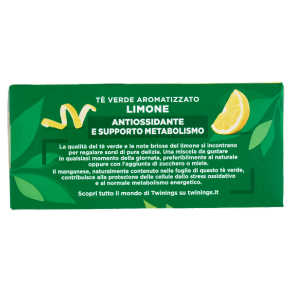 Twinings Tè Verde Aromatizzato Limone 25 x 2 g