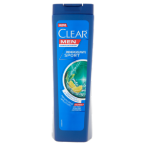 Clear Men Shampoo Antiforfora Rienergizzante Sport Per Tutti i Tipi Di Capelli e Cute 225 Ml