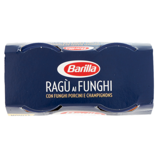 Barilla Sugo Ragù ai Funghi Condimento per Pasta 180gX2