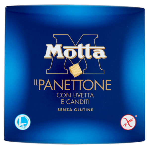 Motta il Panettone con Uvetta e Canditi Senza Glutine 400 g