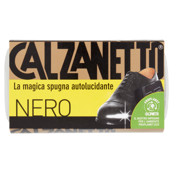 Calzanetto la magica spugna autolucidante Nero