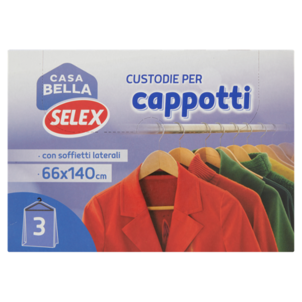Selex Casa Bella Custodie per Cappotti 66x100 cm 3 pezzi