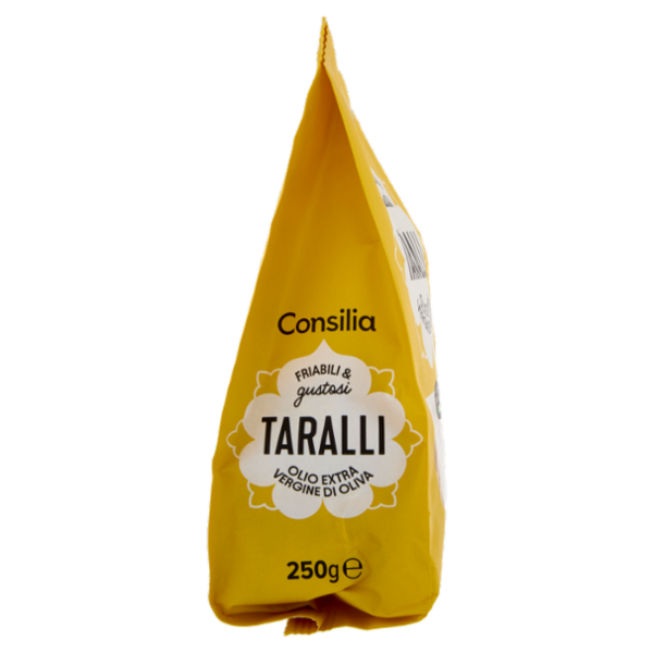 Consilia Saper Scegliere Taralli Pugliesi con Olio Extra Vergine di Oliva 7% 250 g