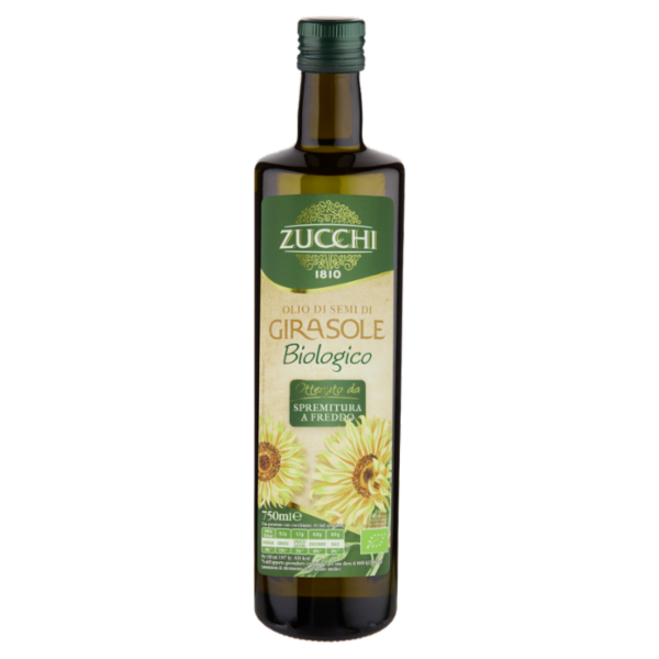 Zucchi Olio di Semi di Girasole Biologico 750 ml