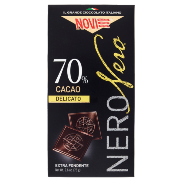 Novi NeroNero 70% Cacao Delicato Extra Fondente 75 g