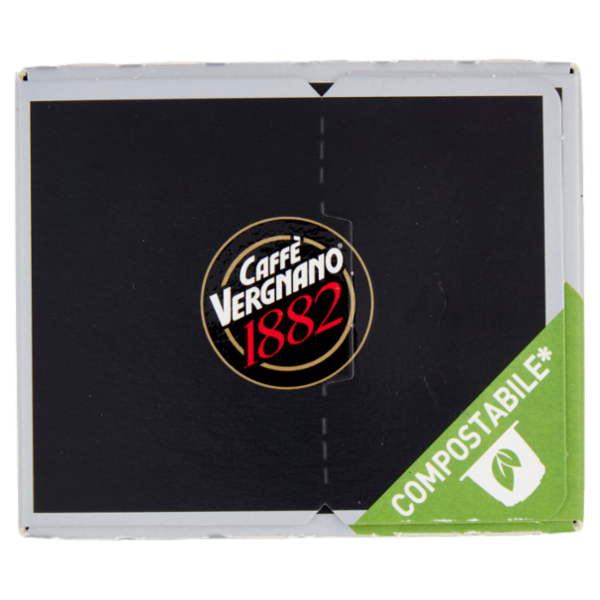 Caffè Vergnano 1882 Èspresso1882 Intenso Compostabile** Capsule Compatibili Nespresso* 10 x 5 g