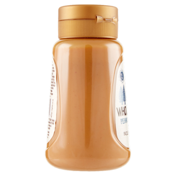 WHOLE EARTH Burro di Arachidi Cremoso Biologico, Crema Spalmabile, Vegan, Bottiglia Squeeze, 320g