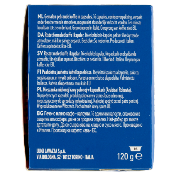 Lavazza A Modo Mio crema e gusto Classico 16 Capsule 120 g