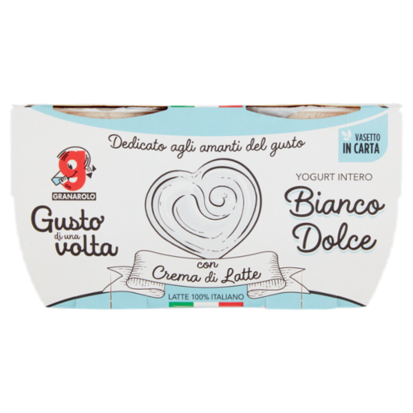 Granarolo Gusto di una volta Yogurt Intero Bianco Dolce 2 x 125 g