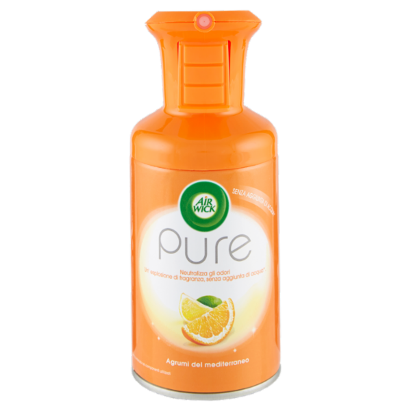 Air Wick Pure Agrumi del Mediterraneo Spray Automatico per Ambienti Ricarica 250 ml