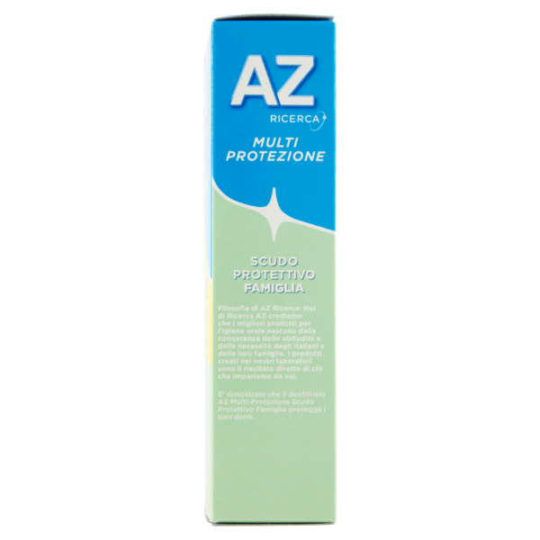 AZ Ricerca Dentifricio Multi Protezione Scudo Protettivo Famiglia 2x75 ml