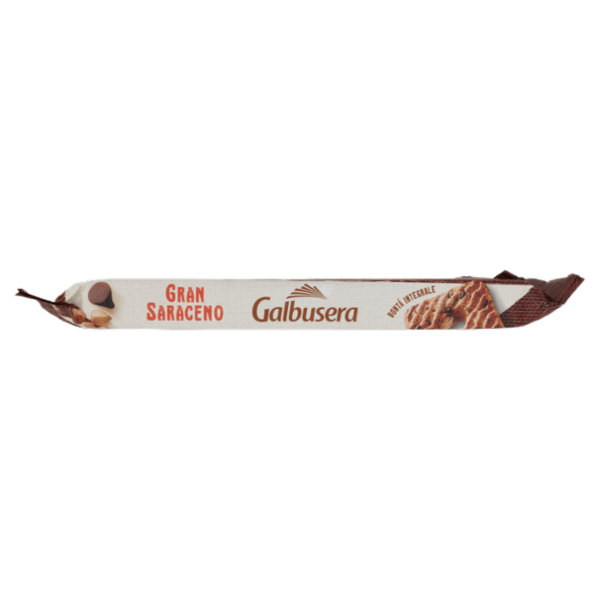 Galbusera Gran Saraceno con Golose Gocce di Cioccolato e Farina Integrale Macinata a Pietra 6x43,3 g