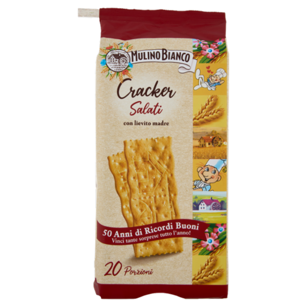Mulino Bianco Cracker Salati con Farina Sostenibile 500g