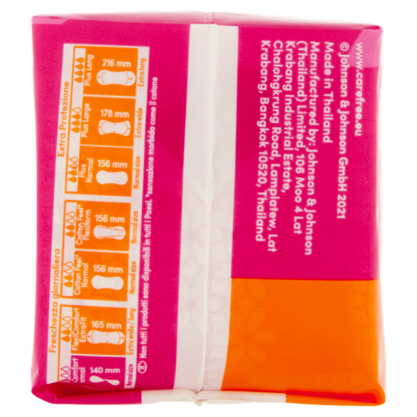 Carefree Flexicomfort Normal Fresca Fragranza Salvaslip 40 pz