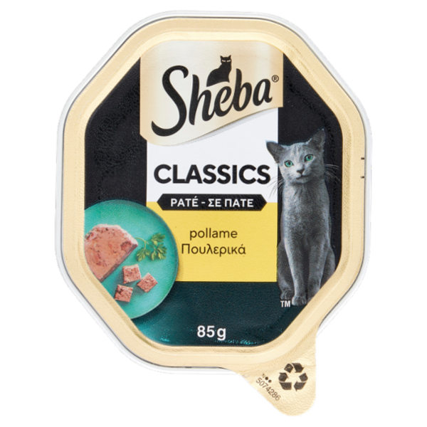 Sheba Classics Patè Cibo Umido Gatto con Pollame 85g