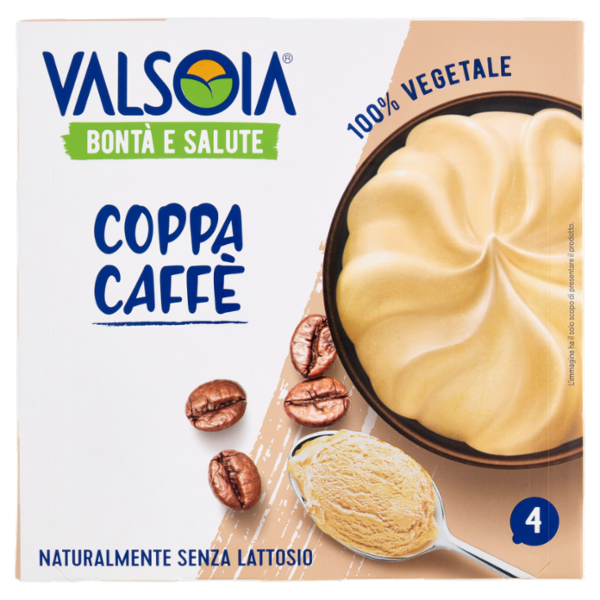 Valsoia Bontà e Salute il gelato 4 Coppe Caffè 4 x 70 g