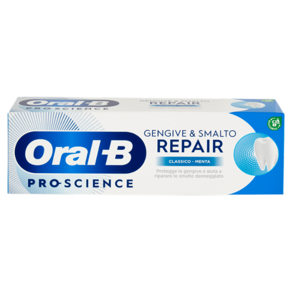 Oral-B Pro-Science Dentifricio Gengive & Smalto Repair Classico - Menta 75 ml