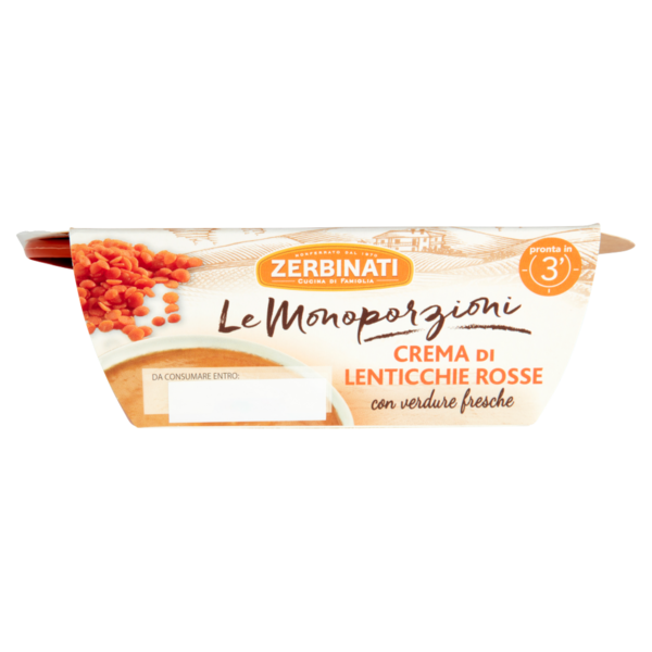 Zerbinati Le Monoporzioni Crema di Lenticchie Rosse 310 g