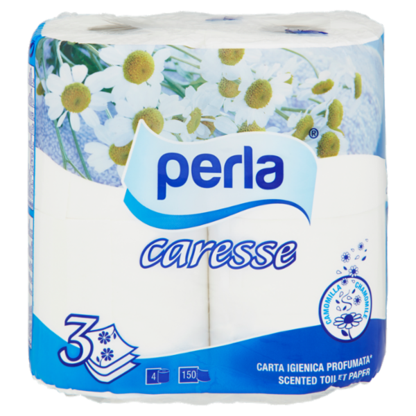 perla caresse Camomilla Carta Igienica Profumata* 4 pz