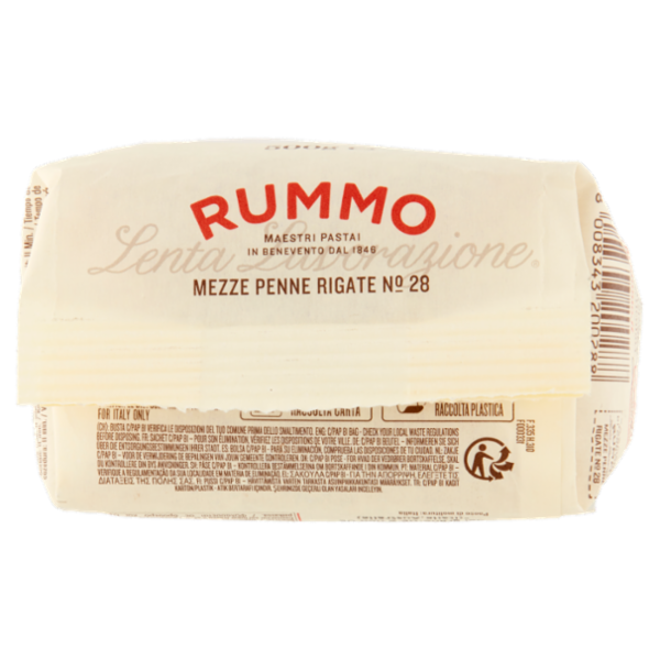 Rummo Mezze Penne Rigate N° 28 500 g