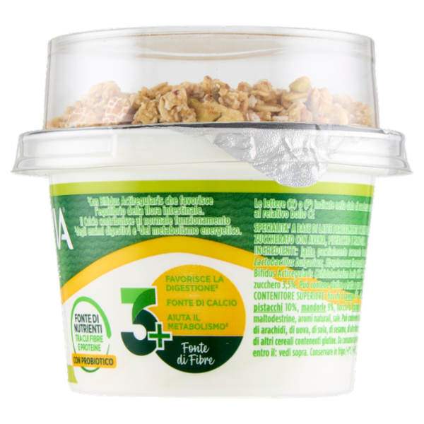 ACTIVIA Mix&Go con Probiotico Bifidus, Yogurt con Avena, Pistacchio e Mandorle, 170g