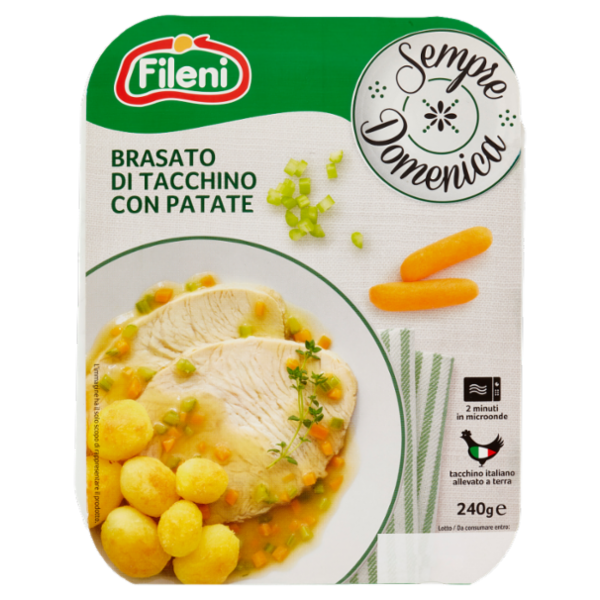 Fileni Sempre Domenica Brasato di Tacchino con Patate 240 g