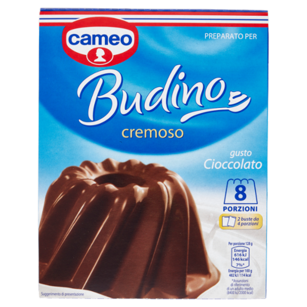 cameo Preparato per Budino cremoso gusto Cioccolato 2 x 90 g