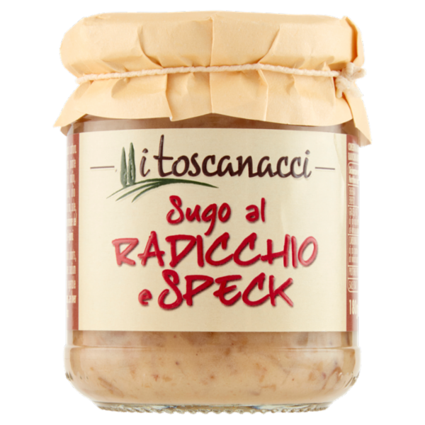 I toscanacci Sugo al Radicchio e Speck 180 g