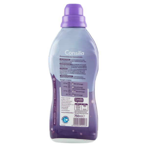 Consilia Ammorbidente Concentrato Essenza di Lavanda 750 ml