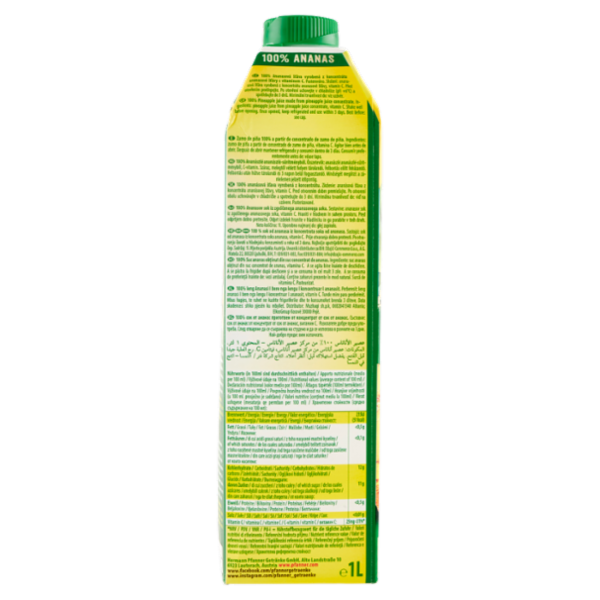 Pfanner 100% Ananas 1 L