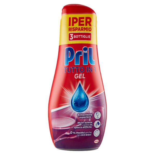 PRIL Tutto in 1 Gel Classico 3x684ml